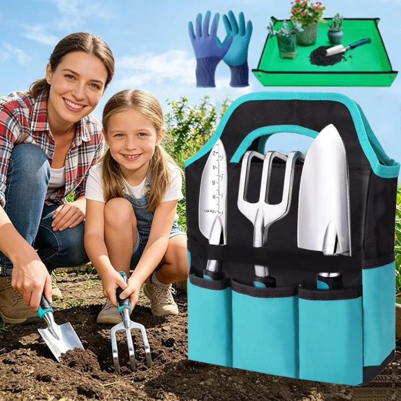 Spade Digging Fork - 7 adet bahçe el aletleri seti