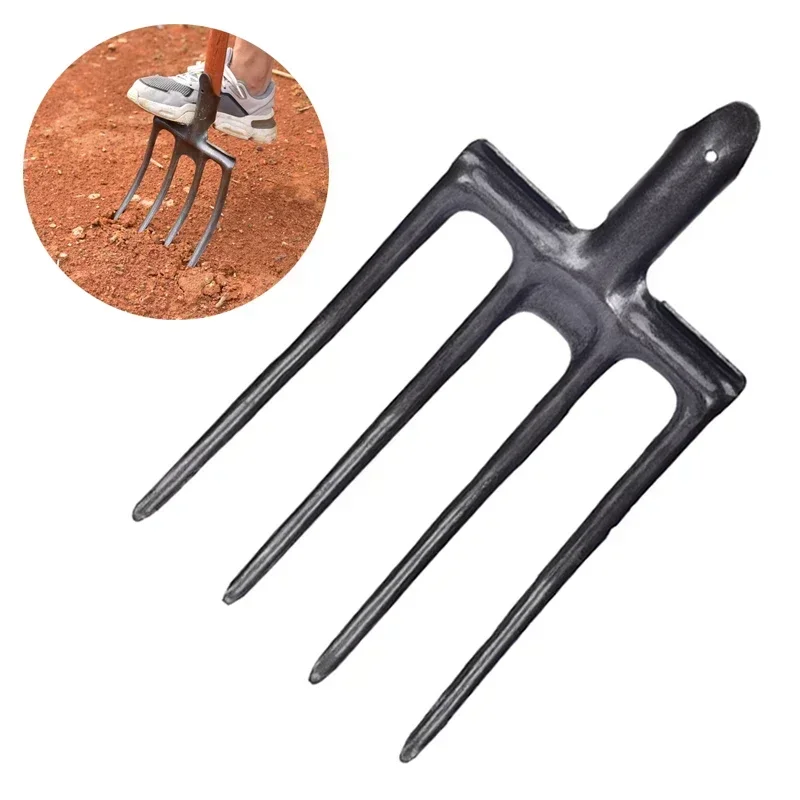 Spade Digging Fork - 1 adet tarım kazma çatal 4-Tine