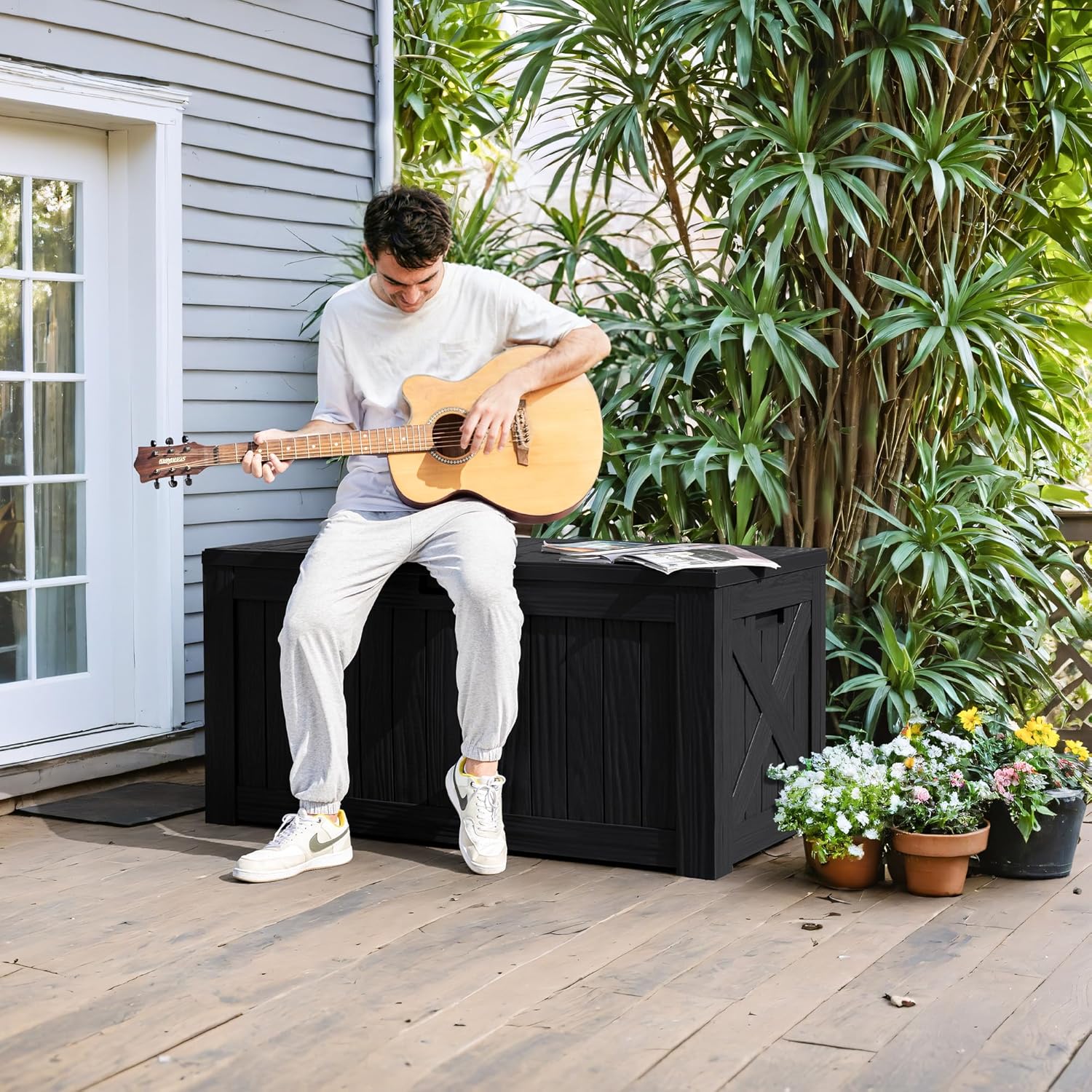 120 Galonluk Ahşap Görünümlü,  - Gardening Tools Images incelemesi ve fiyatı
