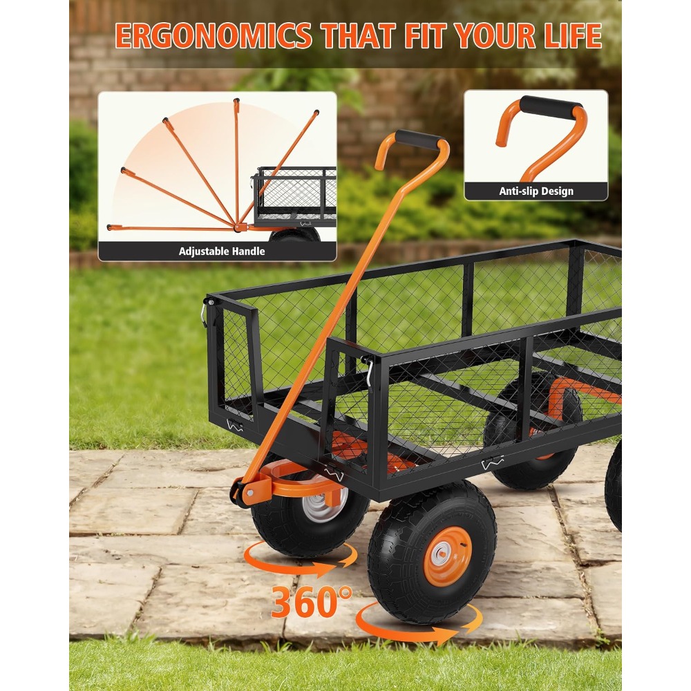 500 LBS Ağır Hizmet Tipi Çelik - Gardening Tools Images incelemesi ve fiyatı