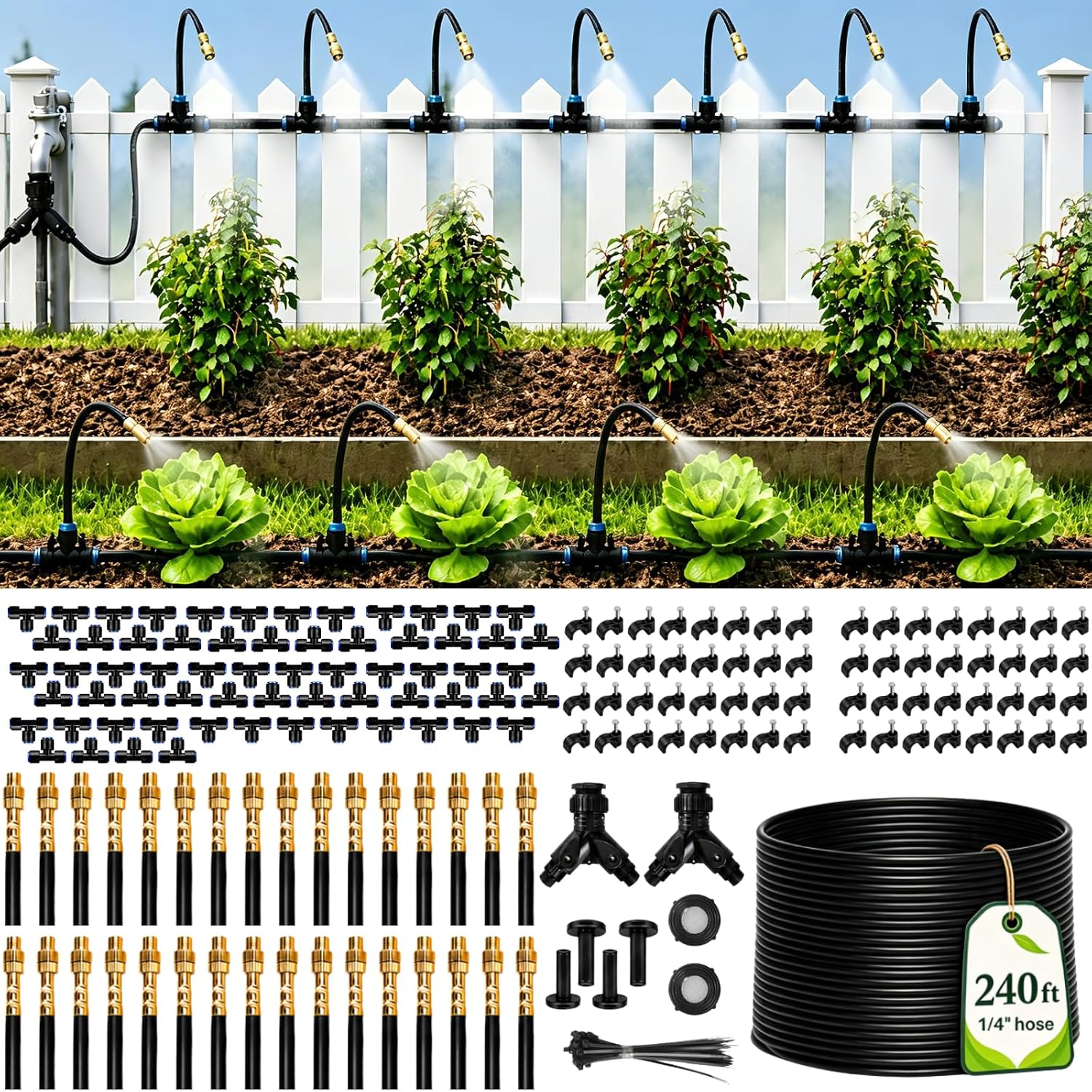240Ft Damla Sulama Sistemi, 36 - Drip Irrigation Kit incelemesi ve fiyatı