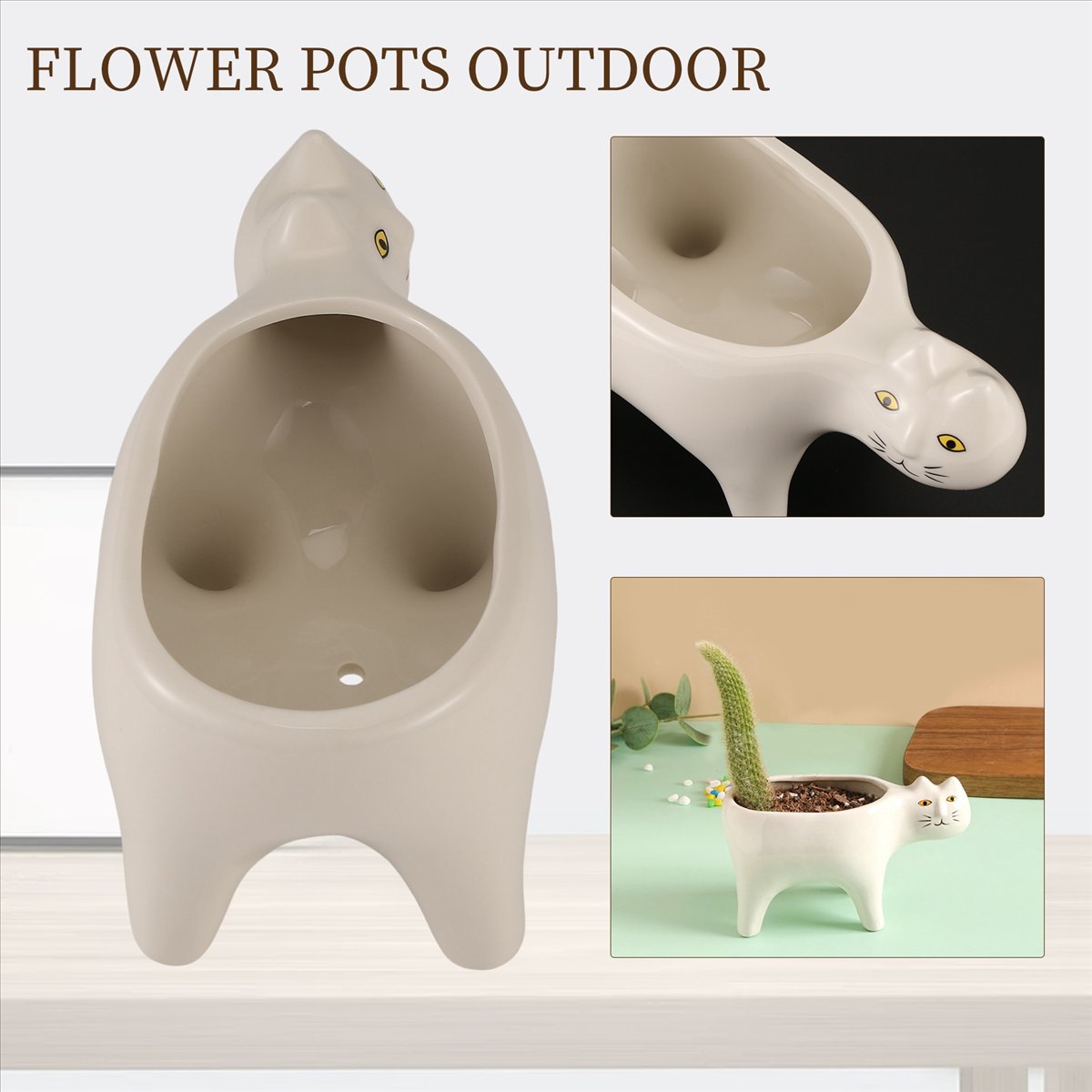 ABFW Sevimli Kedi Seramik Bahç - Gardening Tools Images incelemesi ve fiyatı