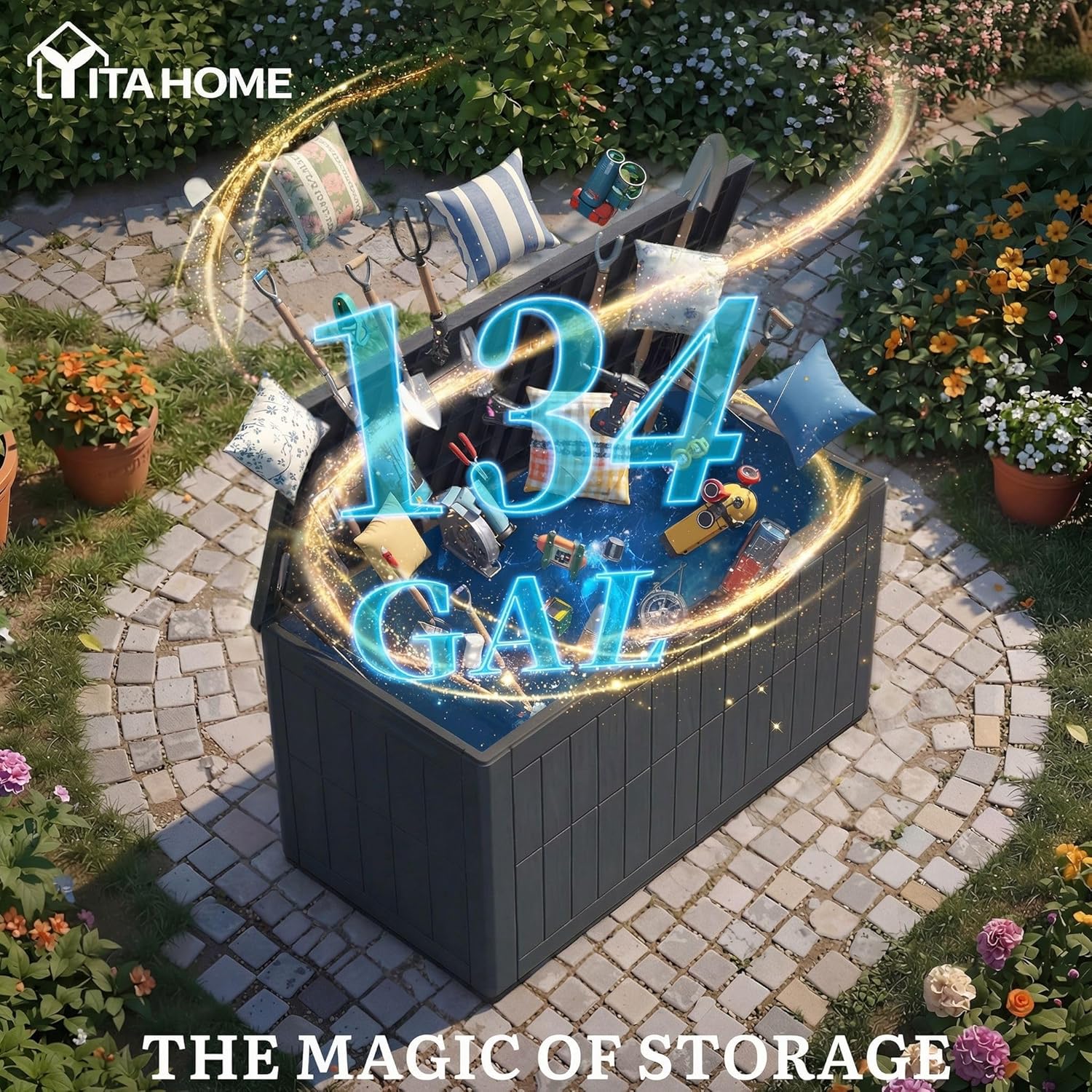 134 Galonluk Kilitli Açık Hava - Gardening Tools Images incelemesi ve fiyatı